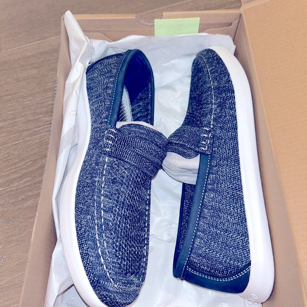 johnnie-O Mens Flylite Loafer Blue Loafers moccasins Size 9 Medium (D, M)